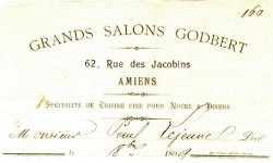 Godbert's Advertisement 1899