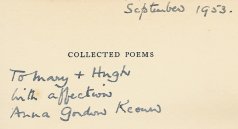 Anna Gordon Keown Signature