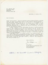 Letter from Paul Moeyes 