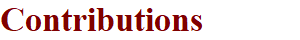 Contributions