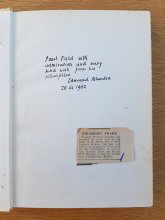 Edmund Blunden Inscription