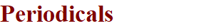 Periodicals